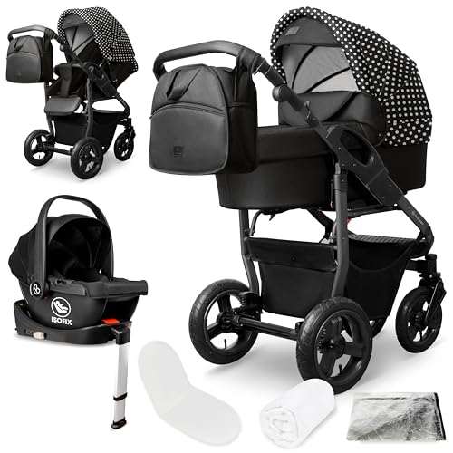 Bergsteiger Capri Kombikinderwagen 4-in-1 Babywanne Sportsitz Isofix