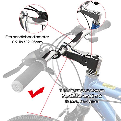 Bolsa de bicicleta, Romacci Cesto de bicicleta Cesto de suspensão frontal para bicicleta dobrável de