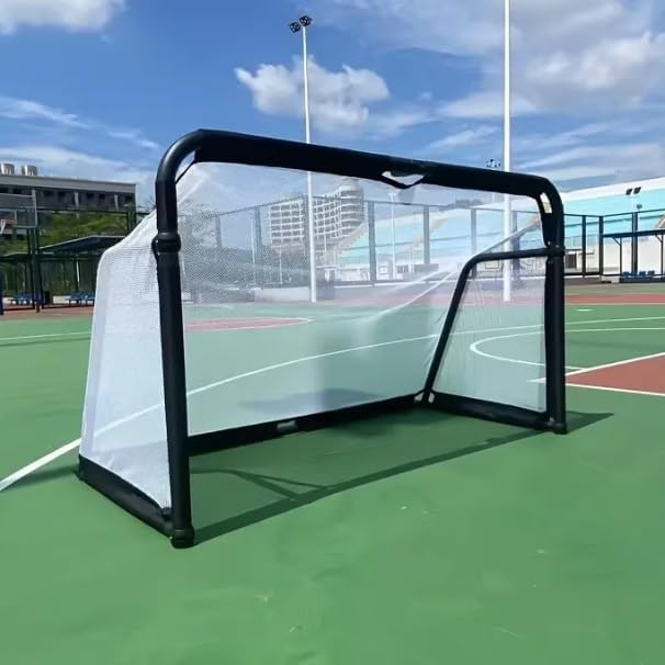 Foldable Soccer Goal, Portable Aluminum Alloy Football Goal for Kids & Adults, Quick Assembly Pop-Up Net for Backyard, Training, Indoor & Outdoor Use