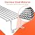 QuliMetal Stainless Steel Warming Rack and SUS304 7636 Flavorizer Bars for Weber GS4 Spirit II 300 and Spirit 300 Series Gas Grills with Front Control Knob