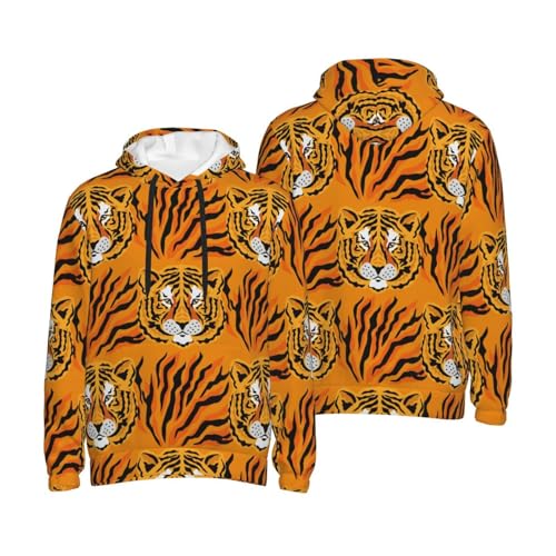 Clothes Orange Tiger Hoodie Kids Animal Hoodie Toddler Tiger UK
