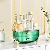 Makeup Organizer，Large Acrylic Makeup Organizers For Vanity Skincare Organizer Cosmetic Display Cas