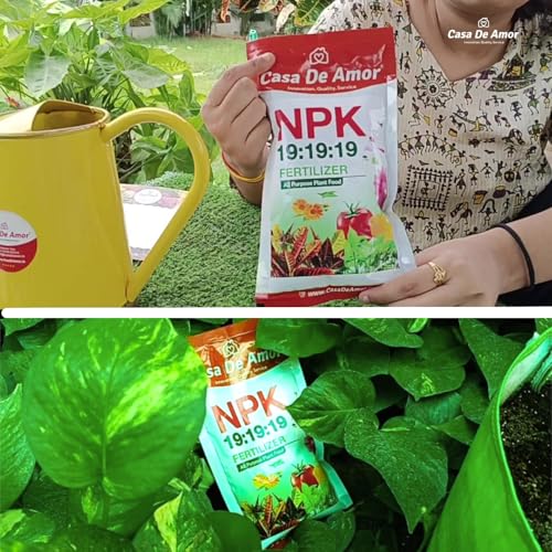 Image of Casa De Amor NPK 19-19-19 Fertilizer | Balanced Water-Soluble Plant Food for Growth, Flowering & Yield Boost | For All Plants | 400 gm