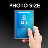 GBC Laminating Sheets, Self Adhesive Pouches, Repositionable, 4" x 6" Photo Size, 8 Mil, SelfSeal NoMistakes, 5 Pack(3747199) – view 2