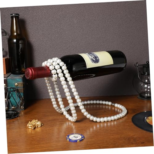Soporte de vino de mesa con diseño en hierro miniatura 7
