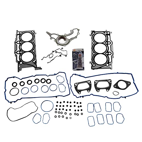 Image of Partsflow Head Gasket Set For Chrysler 200 300 For Dodge Avenger For Dodge Challenger For Dodge Charger For Dodge Grand Caravan For Jeep Grand Cherokee For Ram For VW Routan 3.6L V6 24V VIN inchG inch