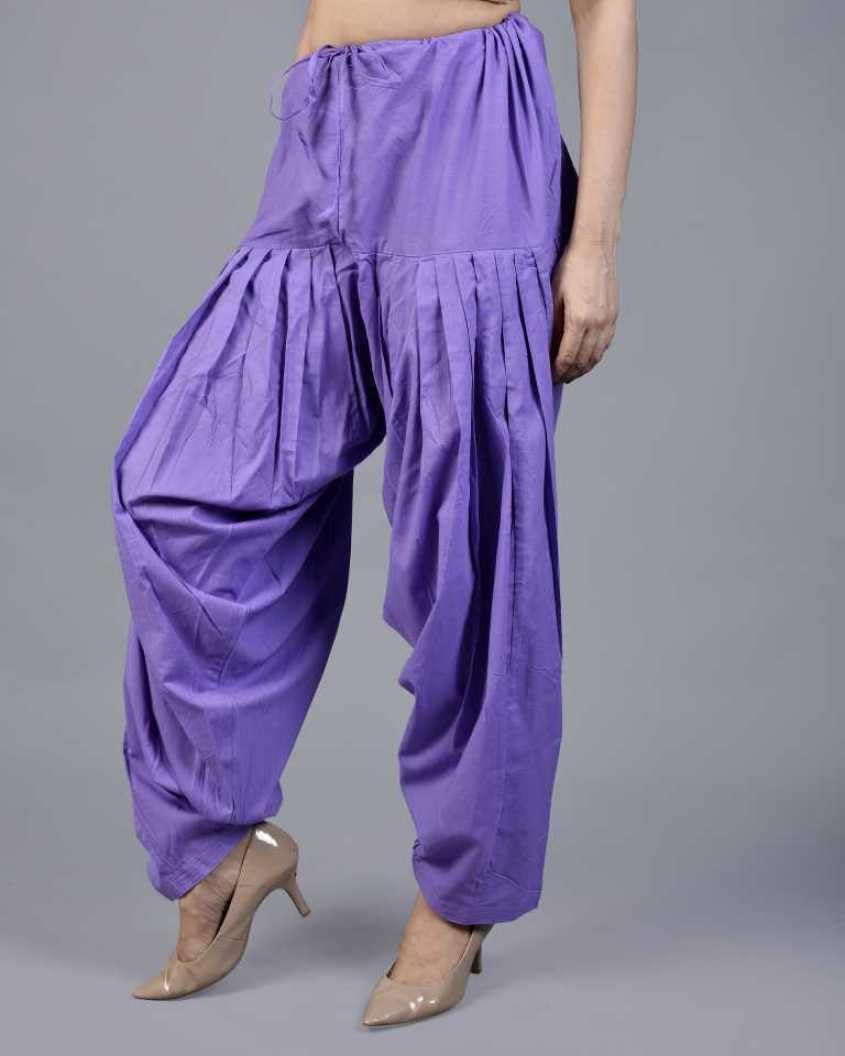 nobhob Woman's Plain Cotton SEMI Patiala Salwar Free Size || Patiala || Patiala Pants || Patiala Pants-picture-33