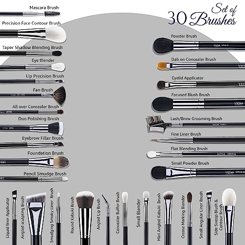 Image of VEGA PROFESSIONAL Makeup Brush Set of 30, (VPPMB-45)