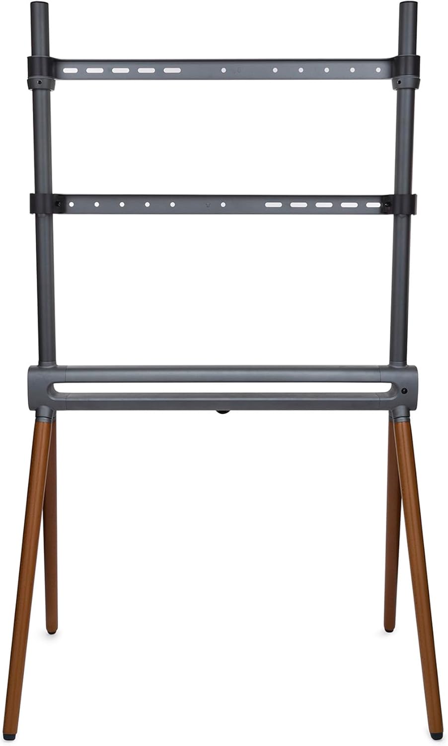 Kratos Power Easel TV Stand for 49''-70'' LED LCD OLED Screens, TV Floor Mount with Swivel, Built-in Cable Management, RGB Lighting