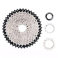 10-Gang-Kassette, 11–42T, 10-Gang-Kassette mit Verlängerter B-Schraube für Mountainbikes Rennräder Falträder MTB-Fahrradteil.