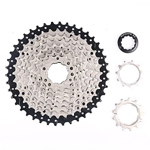 Cassette 10 vitesses 11-42T 10 vitesses avec vis B allongée pour VTT, vélo de route, vélo pliant.