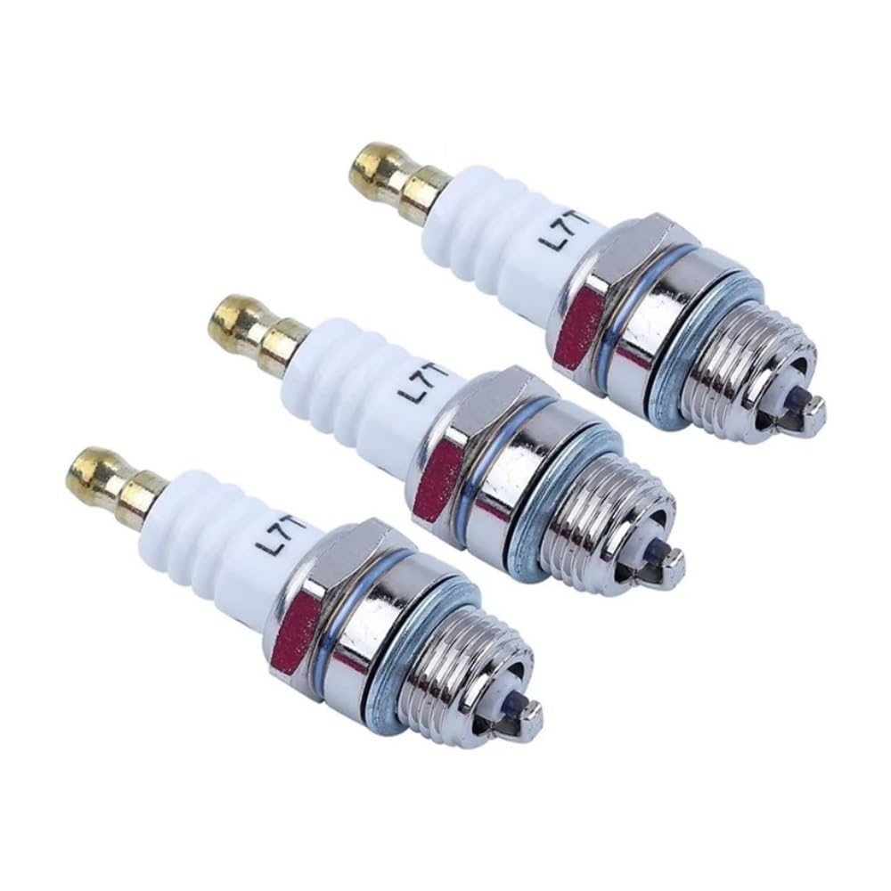 Pack de 3 bujías para motosierras 024 026 029 y modelos MS con rosca estándar de repuesto