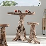 Mange-debout en racine de teck 115cm Farmer Casita FARTAHT - L 115 x l 115 x H 105 cm