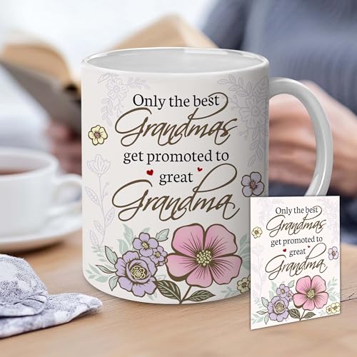 Grandma-Gifts-Promoted-to-Great-Grandma-Only-The-Best-Grandmas-Get-Promoted-Birthday-Gifts-From-Granddaughter-Grandson Grandma Gifts Promoted to Great Grandma Only The Best Grandmas Get Promoted Birthday Gifts From Granddaughter Grandson