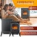 Imagen de KESSER® Estufa eléctrica con Ventilador de 2000W Calentador eléctrico Estufa LED Efecto Llama