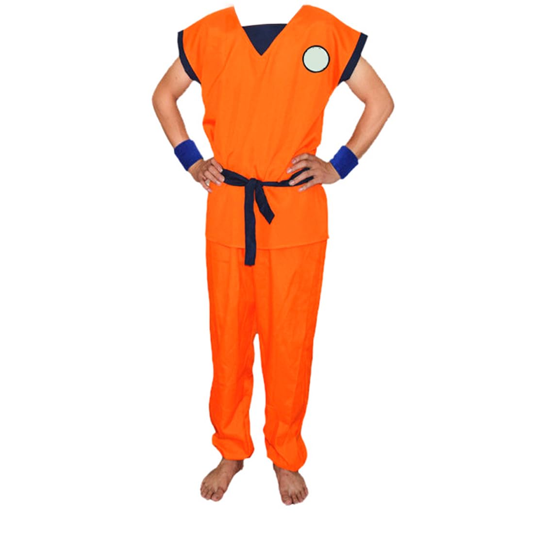 JTKREW Niños disfraz de dragón chándal Goku para niños y adolescentes