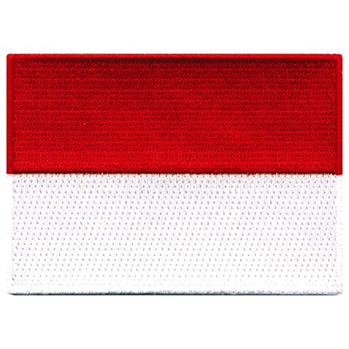 Indonesia Flag Embroidered Patch Indonesian Iron-On National Emblem