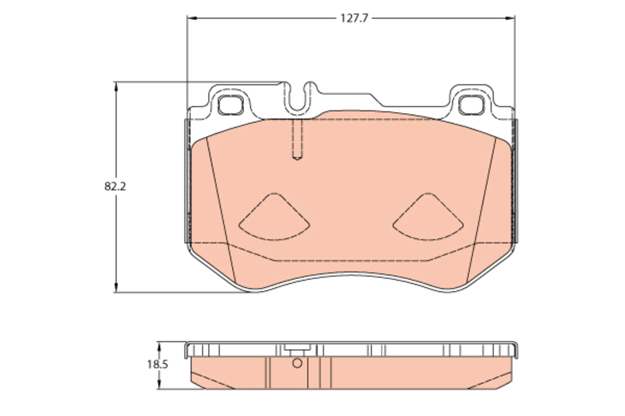 TRW Fren Balatası Ön Mercedes-Benz C Serisi C 160 15, C 180 14, C 200 13-18, C 250 14-18, C 300 15-18, C 350 E 15-18, C 200 D 15, C Serisi T-Model C 160 15, C 180 14 GDB2078