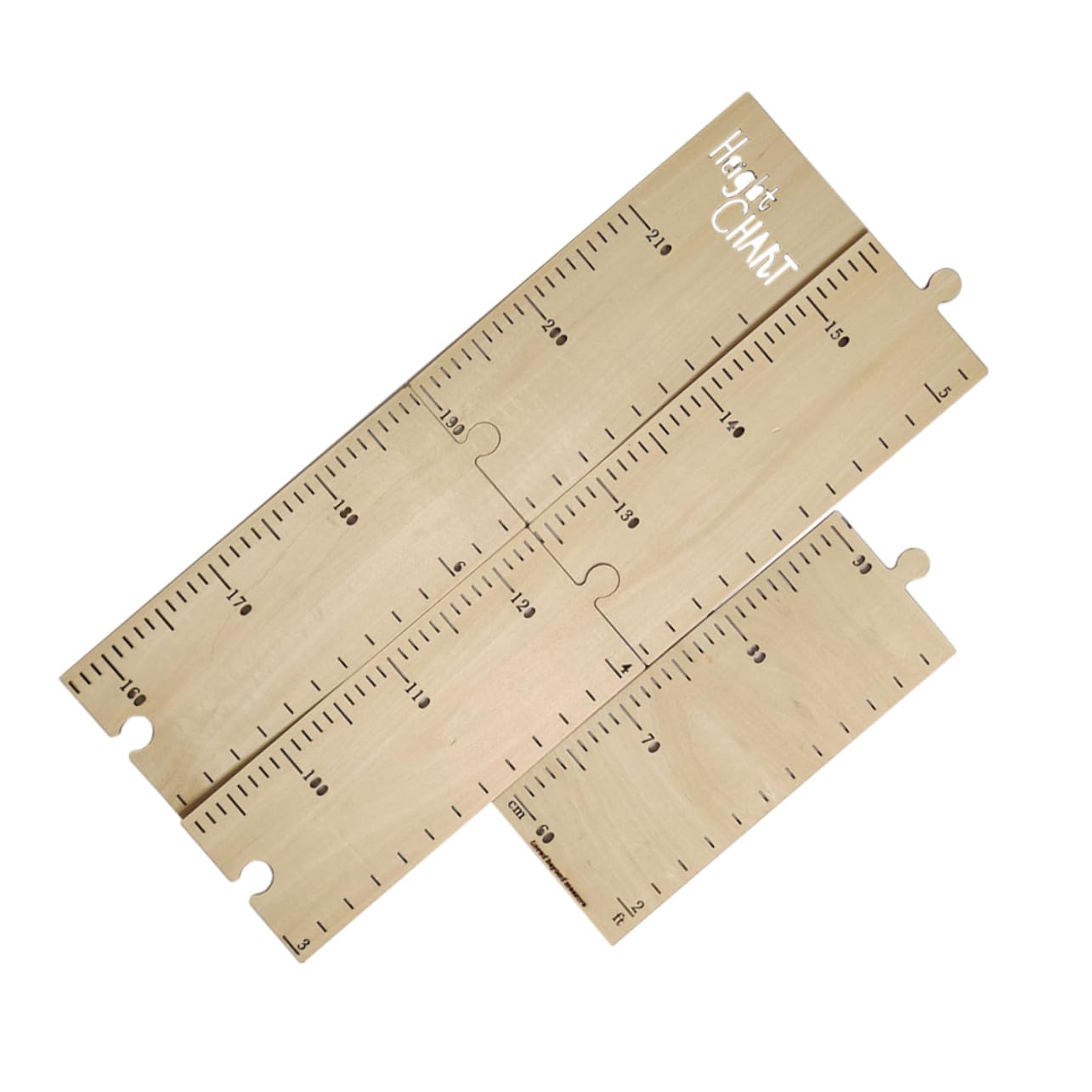 HEMOTON Adhesive Growth Chart for Boys and Girls Wooden Height Ruler Measuring Board Family Growth Chart