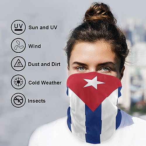 Image of Men Women Bandanas Neck Gaiter Headwrap Balaclava | Seamless Face Cover Scarf Neck Warmer Breathable Headwear for Hiking Cycling