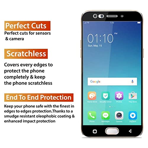 Image of DD SON (Black 11D Tempered Glass for Samsung, Redmi etc (Q-OPPO F3)