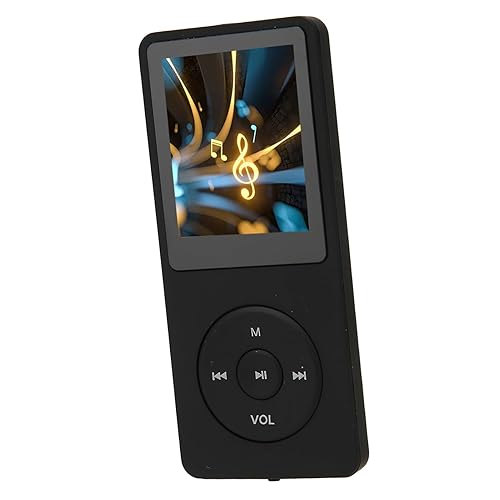 Miniatura 7 de Pssopp Reproductor de música MP3 MP4 portátil, material ABS ligero, almacenamiento expandible de 64 GB, ideal para deportes y viajes (negro)