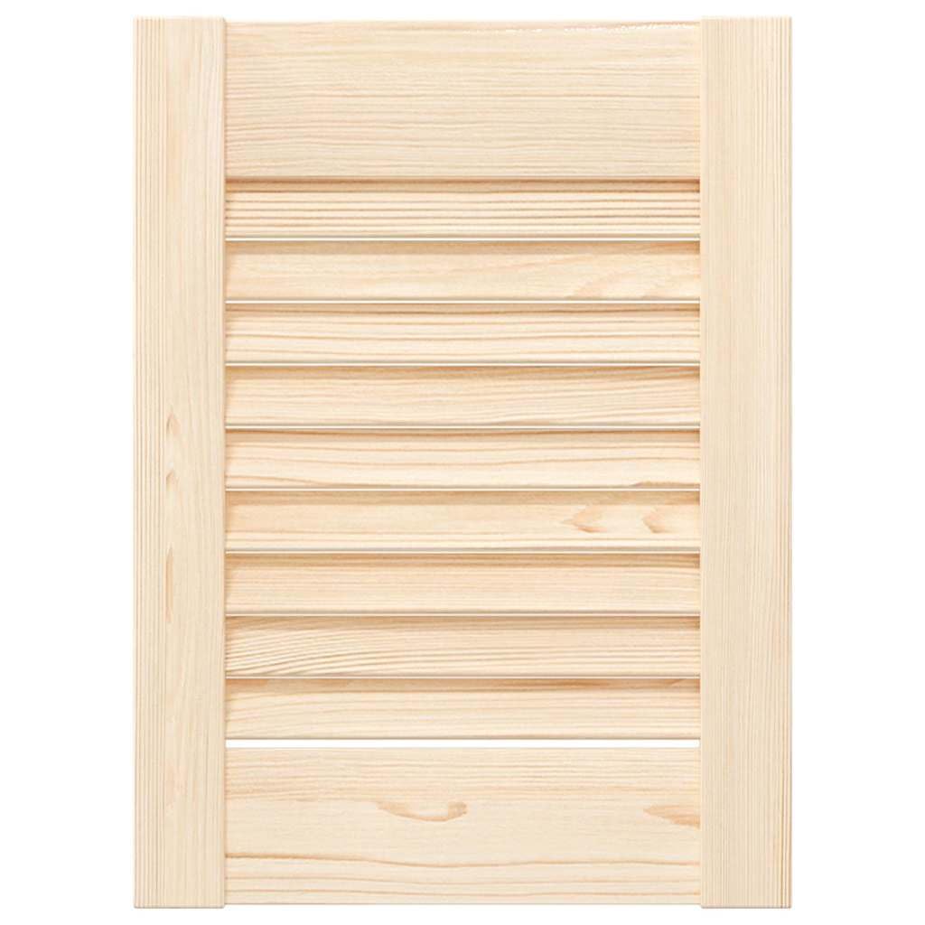 Genérico Puerta de Armario de Lamas 4 uds 39,5x29,5 cm Madera de Pino,Bricolaje,Accesorios de Bricolaje,Ferretería para armarios,Puertas de armarios-4015887