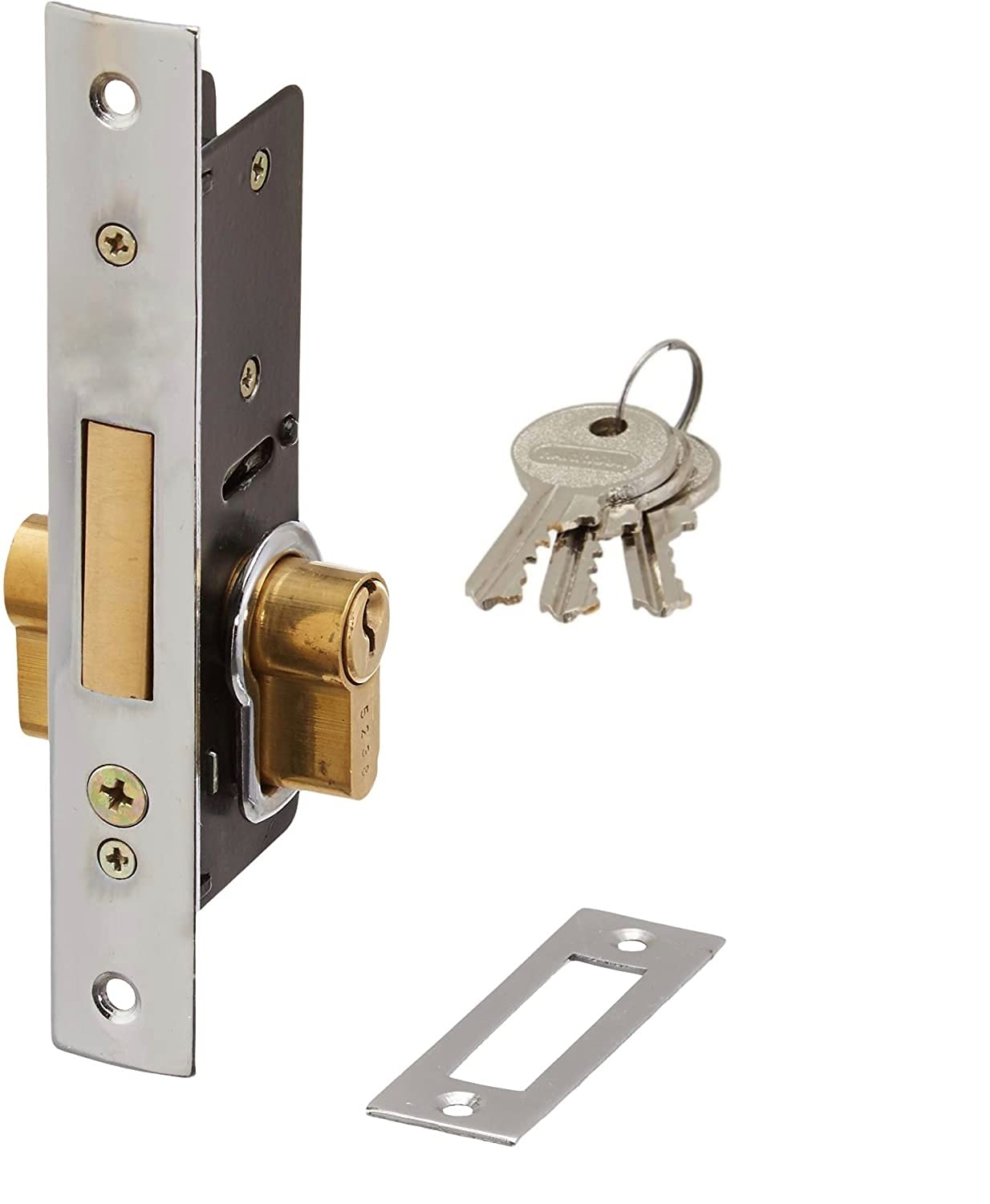 Wow Wants 150mm Heavy Brass & Iron 8 Pin Lever Entrance Dead Lock Set Cylindrical Lock with 3 Keys from Aligarh (B08JQMHZRW) Amazon Price History, Amazon Price Tracker