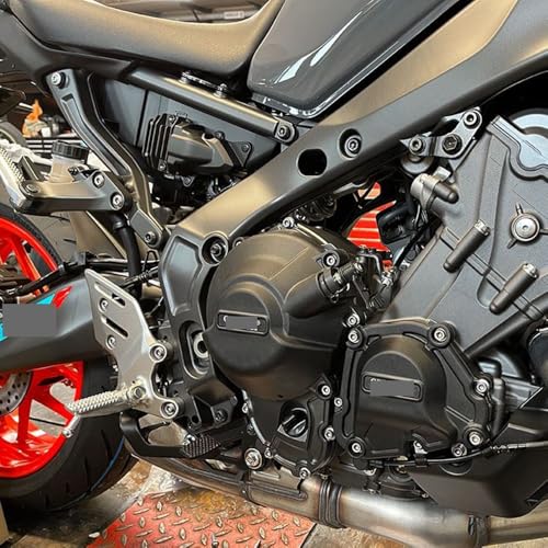 Protector de motor para evitar daños en cárter de MT-09 y XSR900 2022-2025 4