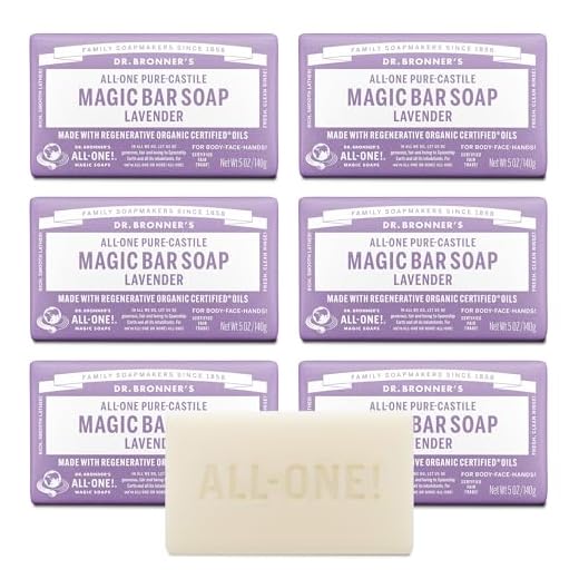 Pure-Castile Lavender Bar Soap by Dr. Bronner's