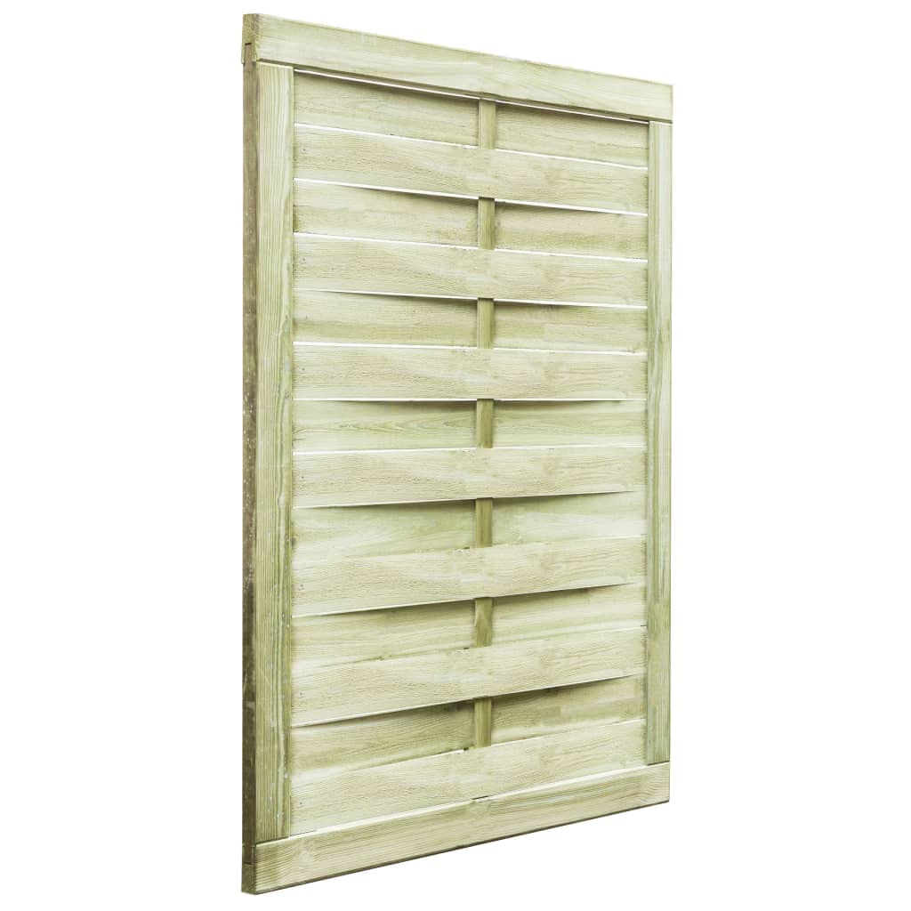 Cancello da giardino in legno massiccio, 100 x 125 cm, verde | Legno di pino impregnato in autoclave, resistente alle intemperie, robusto, facile da montare con viti