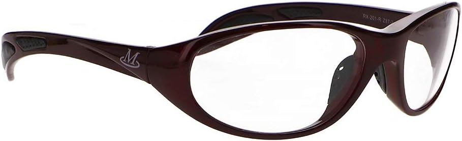 Lead Glasses, X-Ray Radiation Eye Protection, .75mm Pb, Lightweight, Soft Grip Temple Bars