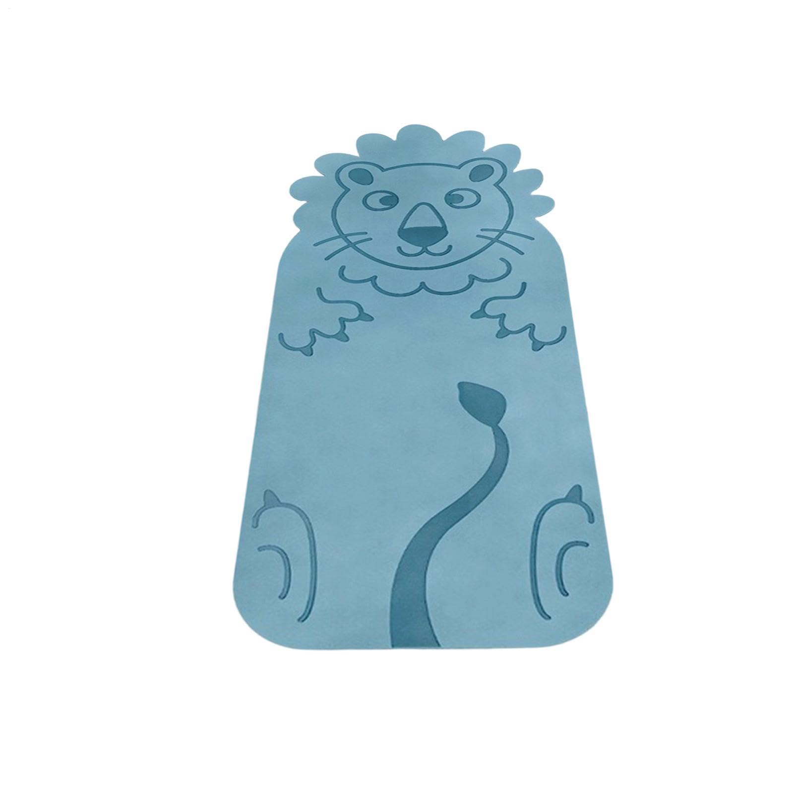 Esterilla de yoga para niños, almohadilla de pilates con patrón de animales de dibujos animados, tapete de yoga absorbente de sonido, para el hogar, gimnasio, sala de estar, dormitorio, apartamento