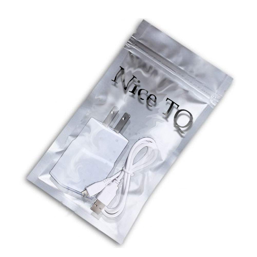 NiceTQ Wall AC Power Charger + USB Cable for Samsung Galaxy Tab 4 10.1 Nook SM-T530NU Tablet