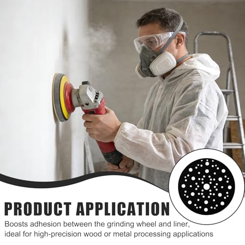 VBK Schutzauflage 6 Zoll 70-Loch, 3 Stück Schleiftellerschoner für Elektronikschutz und Verpackung, Kompatibel für Ersatzteile und Bauteile, Schutzpolster für Exzenterschleifer