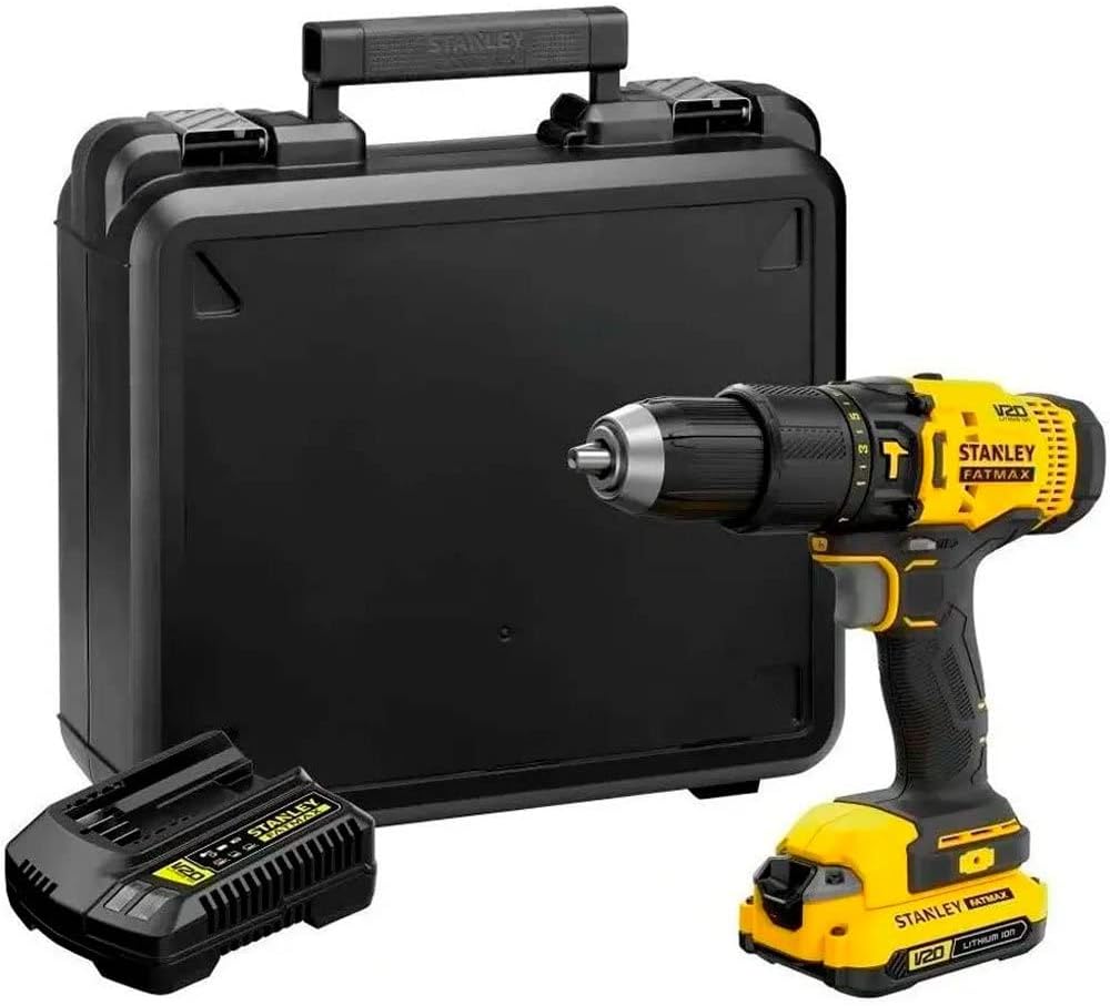 STANLEY Kit Parafusadeira e Furadeira de Impacto 1/2 Pol. (12mm) 20V MAX*...