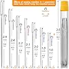 70 Pack Premium Large Eye Needles for Hand Sewing with 4 Needle Threaders, Assorted Sizes, Embroidery Needles for Hand Sewing, Sewing Needles Large Eye, Big Eye Needle