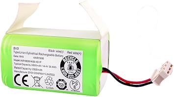 Replacement 2600mAh 14.4v Li-Ion Battery for Ecovacs Deebot Robot Vacuum N79 N79S N79W 500 DN622 Eufy RoboVac 11 11C 11S 11S MAX 12 15C 15C MAX 15T 25C 25C Max 30 30C 35C G10 R500 R450
