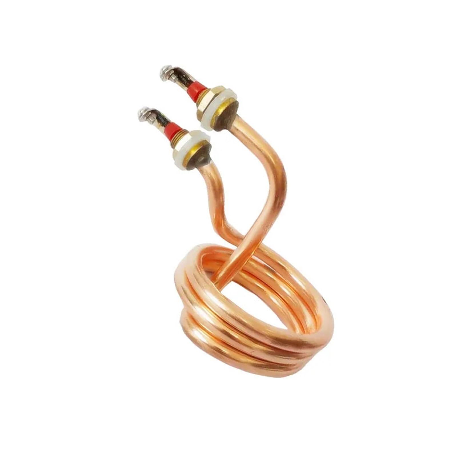 1 szt. 220 V Grzałka miedziana 1,2 kW Elektryczny spiralny element grzejny zanurzeniowy do wody do czajnika/zbiornika