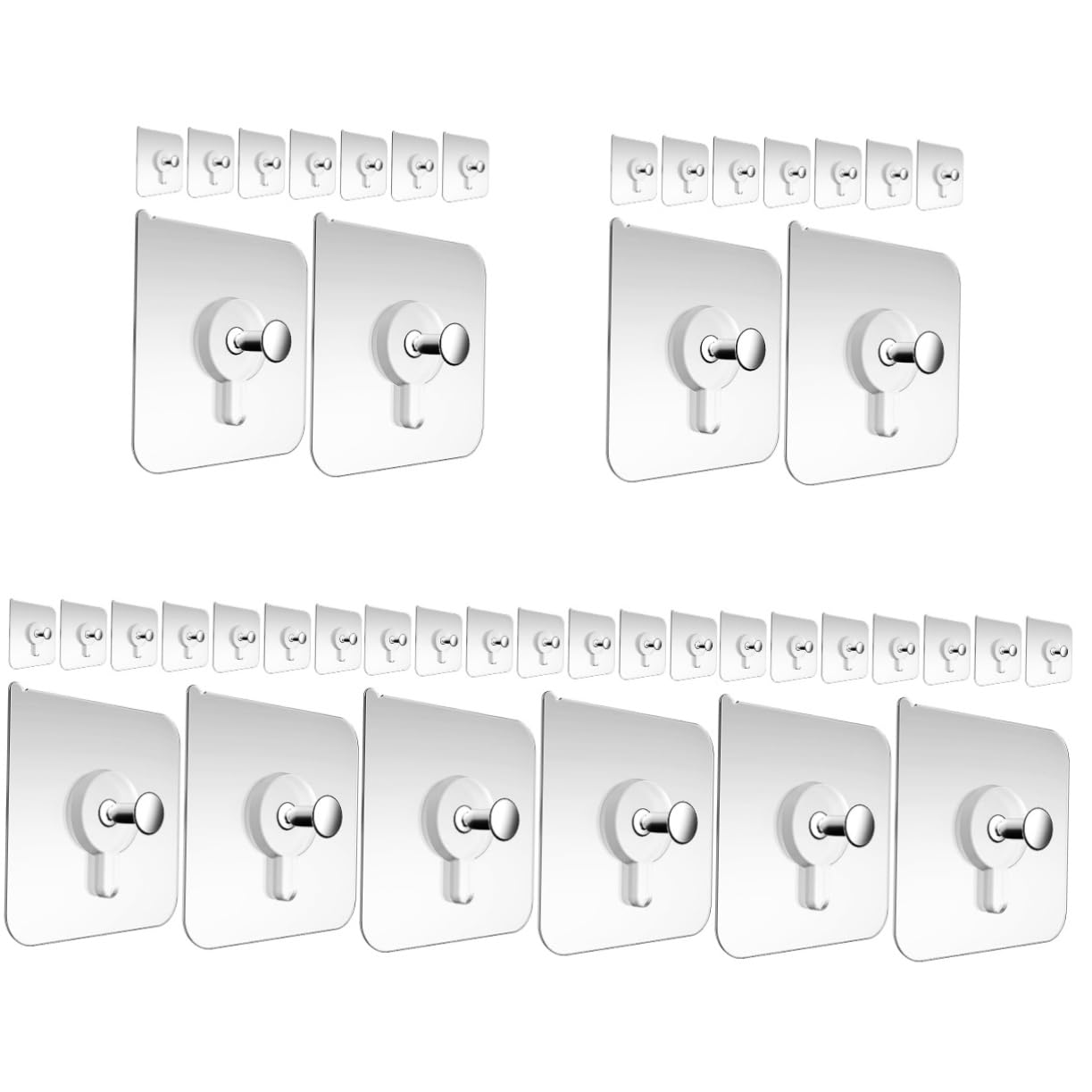 STOBOK 150 Piezas Soporte Para Colgar Cuadros Perchas Adhesivas Para Paredes Colgador Adhesivo Para Cuadros Colgadores De Pared Pequeños Ganchos Adhesivos Sin Daños Colgadores De Cuadros