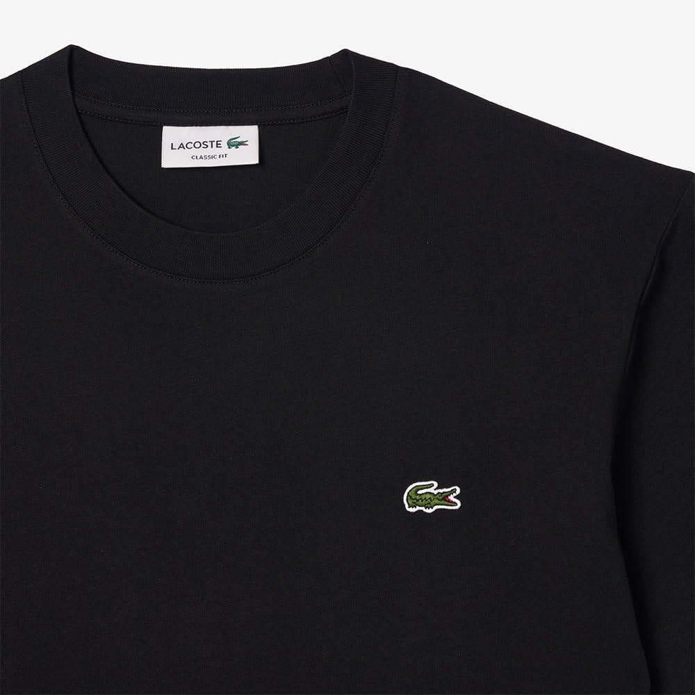 Lacoste Mężczyźni Bawełna T-shirty Noir XS