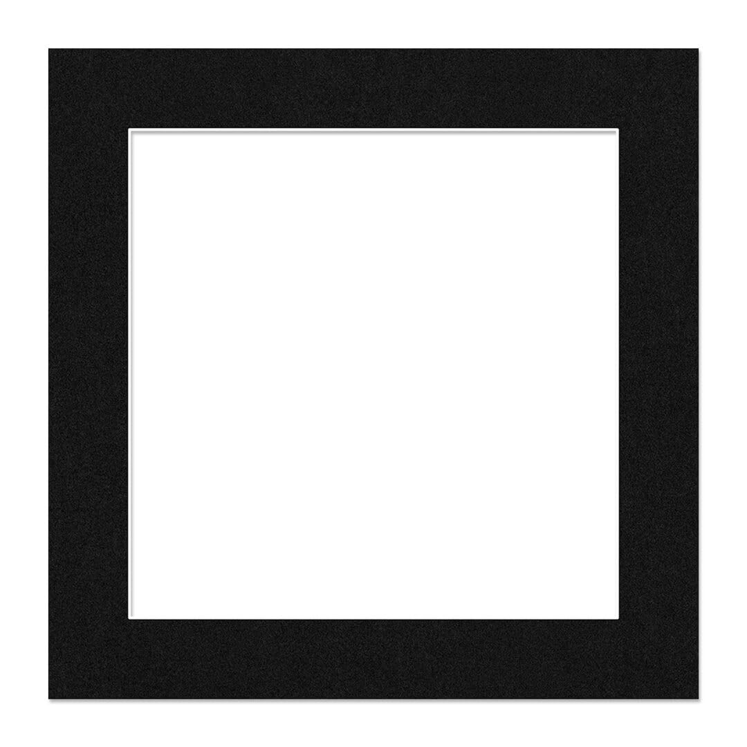 Alison Kingsgate 8X8 Picture Mounts for 6X6 Aperture – Precision Cut Cardboard Photo Mounts – Ideal for Frames, Posters, Prints, Artwork & Certificates