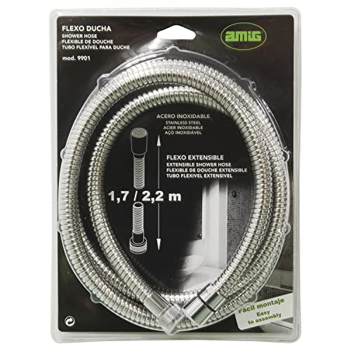 Amig Flexo Shower Model 9901, Silber, 1,7 - 2,2 m - Image 4