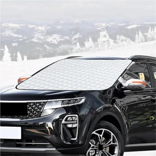 Couverture de neige pour pare-brise lors des départs au ski en KIA Sportage 4