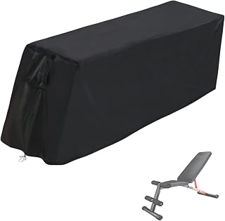 Weight Bench Cover - Exercise Workout Bench Cover Waterproof Protective Covers for Sit-Up Board - 55"L×18"W×16"H, Black