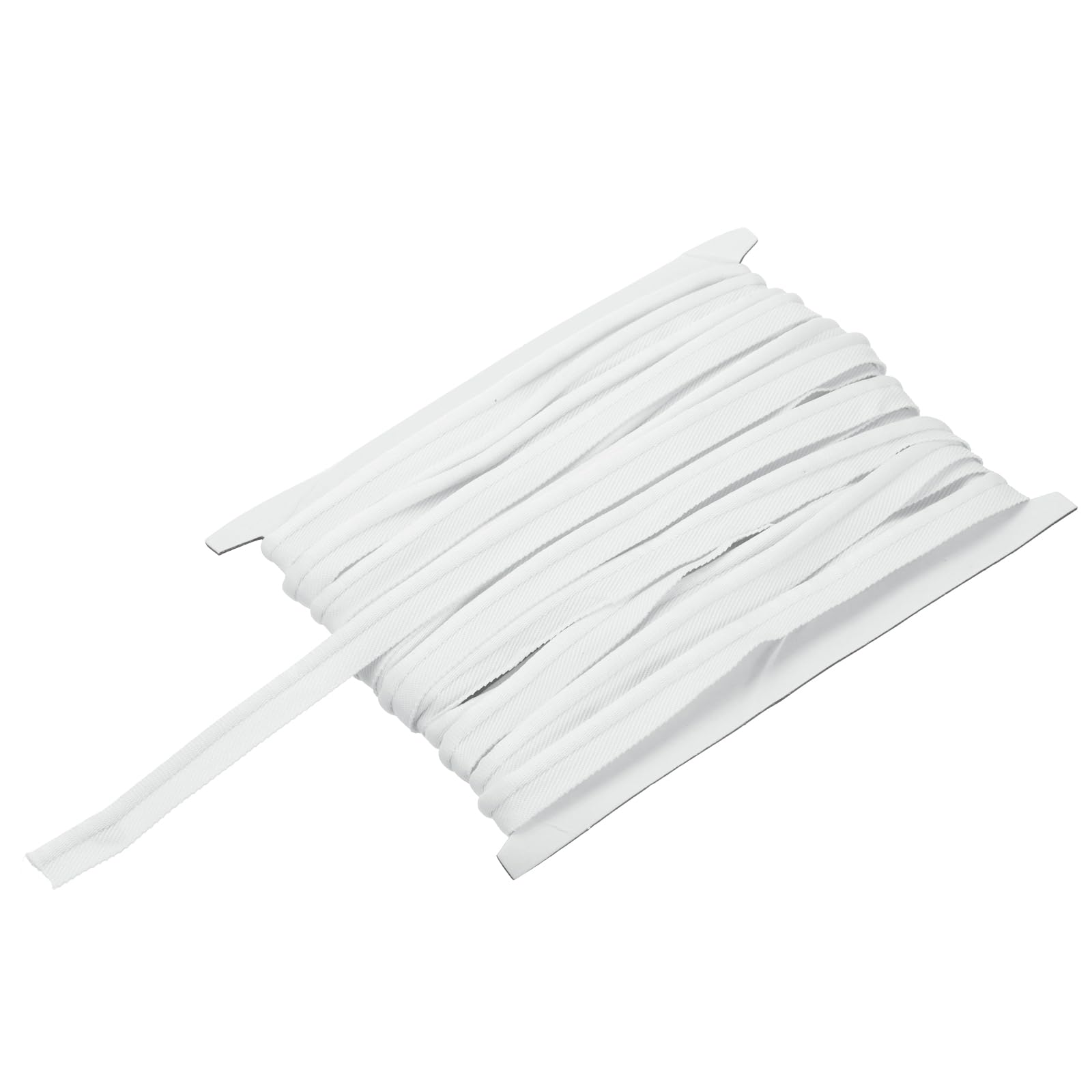 Cordon passepoil blanc de couture pour loisirs créatifs et finition de bordure en tissu 10m