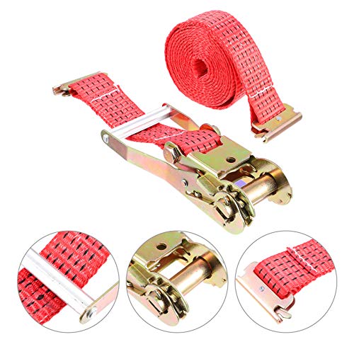 VILLCASE 2 Pcs Amarração Correia Heavy Duty Cinta De Amarração De Carga da Correia Tensionamento Cin