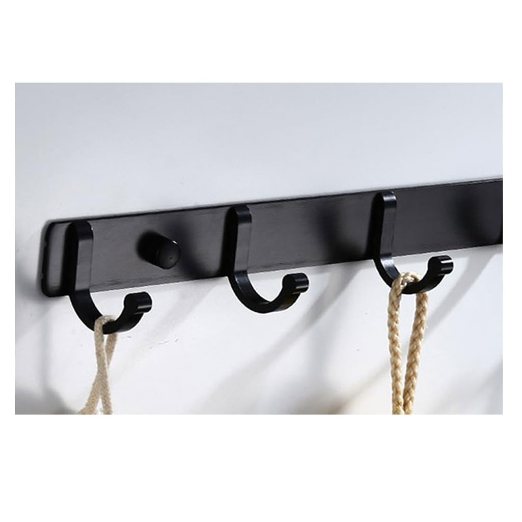 ZHOUXIAO Vintage Metal Coat Rack Wall Mounted with Hooks, Antique Heavy Duty Coat Hook Rail, Hat Robe and Towel Hooks Rack for Bathroom, Entryway, Mudroom 8hook