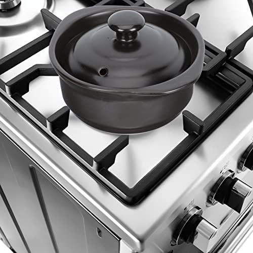 Cabilock Clay Cooking Pot with Lid Casserole Stew Pan Steaming Stock Pot Heat- resistant for Braised Chicken Rice Claypot Cooking Soup Cookware
