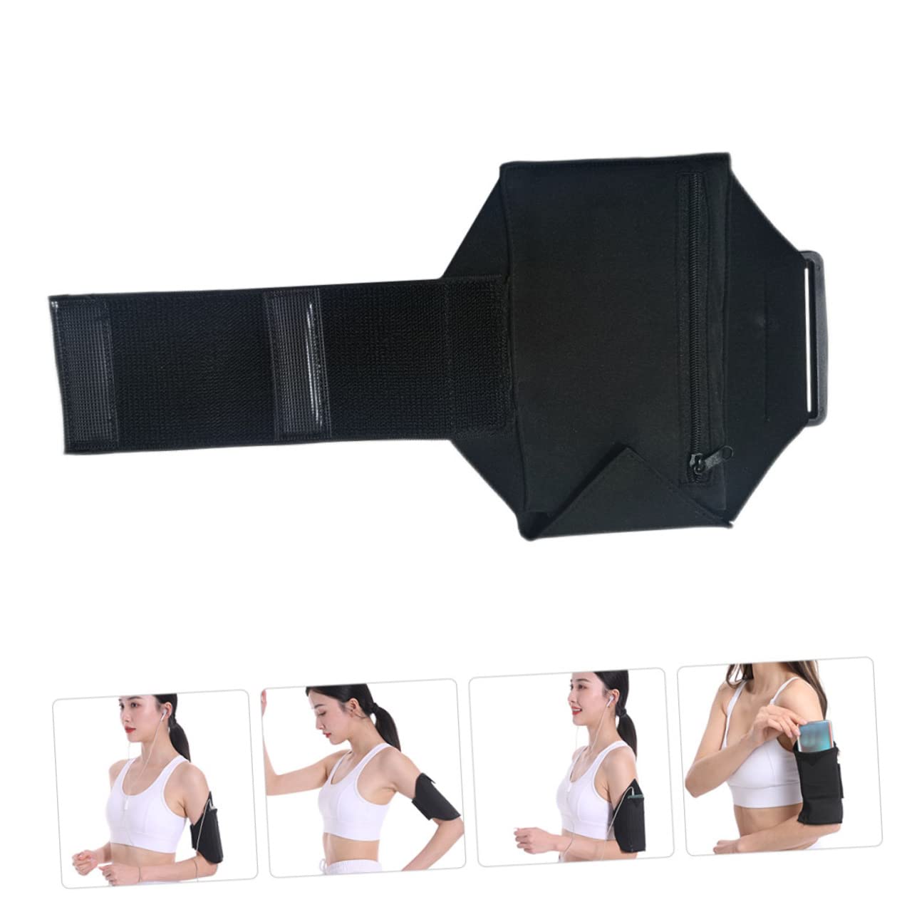 OSALADI 5pezzi Multifunzionale Per Smartphone Braccio e Polpaccio Per Escursionismo e Allenamento e Resistente Neoprene